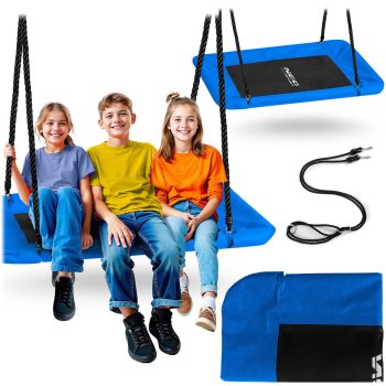 Taisnstūra šūpoles ligzda Neo-Sport Swingo 110 x 70 cm