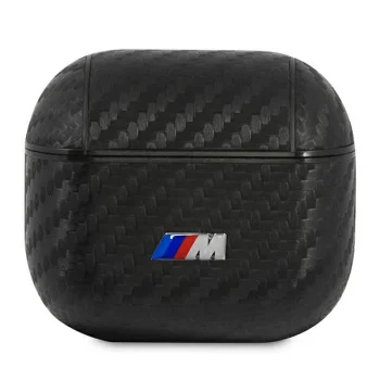 Чехол BMW PU Carbon M Collection для AirPods 3, черный