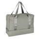 Дорожная сумка для ручной клади с отделениями, 39x18x30 см, серая