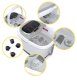 Гидромассажер для ног 4Fizjo FOOT MASSAGER PRO+, бело-серый
