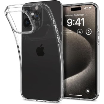 Spigen iPhone 15 Pro Max Case Liquid Crystal, Clear