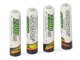 Uzlādējamās baterijas AAA R3 2700mAh, 4 gab. komplekts