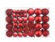 Christmas Tree Baubles 100 pcs + Star, Red