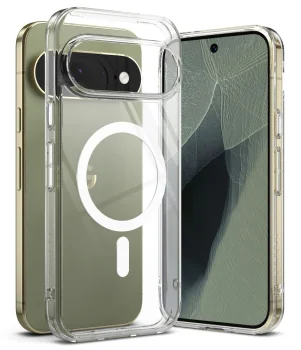 Ringke Fusion Magnetic MagSafe vāciņš priekš Google Pixel 11 Pro XL, caurspīdīgs