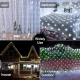 LED gaismas tīkls 3x3m (240 LED) iekštelpām un āram, auksti balts