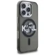 Karl Lagerfeld vāciņš iPhone 16 Pro IML Glitter MagSafe, melns