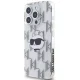 Karl Lagerfeld iPhone 15 Pro Max vāciņš IML Choupette Head & Monogram, caurspīdīgs