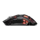 Bezvadu datorspele pele ONIKUMA DM09, 24 000 DPI, 2.4 GHz / BT / USB-C, melna