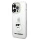 Karl Lagerfeld Ikonik Choupette iPhone 14 Pro Max Transparent Hardcase