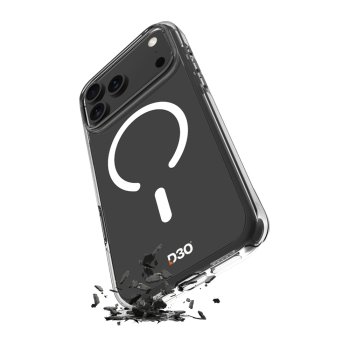 Чехол Puro Impact Clear D3O TPU+PC с поддержкой MagSafe для iPhone 17 Pro Max —...