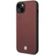 BMW iPhone 14 vāciņš BMHCP14S22RFGR Leather Diamond Pattern Bordo