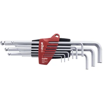 Hex Key Set Wiha 369S9 ProStar 1.5-10 mm with Ball End, 10 Pieces
