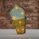 Металлическая ретро LED вывеска Forever Light Ice Cream