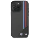 BMW M tīklveida trīskrāsainas svītras MagSafe futrālis iPhone 16 Pro Max - Pelēks | Meshed Tricolor Stripes Case...