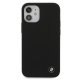 BMW iPhone 12 mini vāciņš Silicone Signature, melns