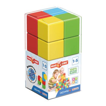 GEOMAG GEO-054 Магнитные Кубики Конструктор, 8 элементов | Magnetic Cubes Constructor