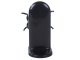 Rotating Kitchen and Bathroom Hanger with 8 Hooks, Black