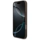Чехол Guess 4G Strap Triangle Logo MagSafe для iPhone 17 Pro Max, коричневый