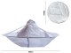 Foldable Hair Cutting Cape Hairdressing Apron for Barber Salon Home