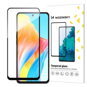 Защитное стекло Wozinsky для Realme 11, Full Glue, черное