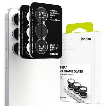 Ringke Camera Frame Protector 2-pack Samsung Galaxy S25 FE - Black