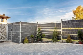 Заборная лента MIKKO RATTAN MK-03, 12,75x0,19 м (1200 г/м²), темно-серая