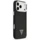Чехол Guess Grained Triangle Logo MagSafe для iPhone 17 Pro — черный