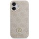 Guess iPhone 17 Case 4G Strass Logo MagSafe, Pink