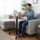 Modernhome Mobilais Datora Galds ar Riteņiem un Regulējamu Augstumu 70x48 cm