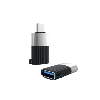 OTG-адаптер XO NB149-F USB-A на USB-C, Черный