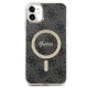 Apple iPhone 11 6.1\'\' Guess 4G Print MagSafe Case Cover (GUBPN61H4EACSK) + Charger, Black | Telefona Maciņš Vāks...
