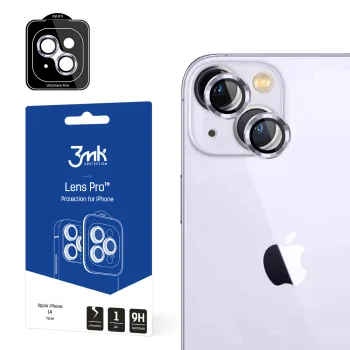 3mk Lens Protection Pro kameras aizsargstikls iPhone 14 Violets