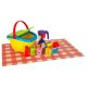 Kids Picnic Basket Fast Food Toy Set