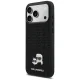 Karl Lagerfeld Rhinestones Karl&Choupette piespraužamais maciņš iPhone 17 Pro Max telefonam – melns | Phone Case...