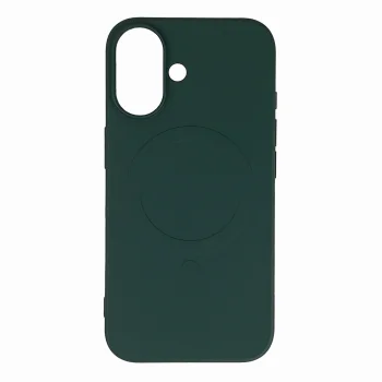 Samsung Galaxy A56 ( SM-A566B / DS ) Liquid Silicone Case with MagSafe Cover, Green | Чехол Обложка...