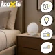 Izoxis Wake-Up Light Alarm Clock with Sunrise Simulation and FM Radio