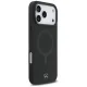 Mercedes iPhone 17 Pro Max vāciņš Plain Smooth Leather MagSafe, melns