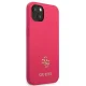 Apple iPhone 13 Mini 5,4\" Guess Saffiano 4G Small Metal Logo Case Cover, Pink | Чехол Кейс Бампер...
