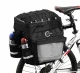 Divpusēja Velosipēdu Soma uz Bagāžnieka Carruzzo FIT PRO, Melna | Double-sided Bicycle Bag on the Trunk