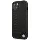 Чехол BMW для iPhone 14 Plus Leather Stamp, черный