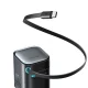 Зарядное устройство GaN Joyroom JR-TCL02 65W USB-A USB-C с кабелем - черное