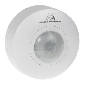 Maclean MCE314 W PIR Kustības sensors, griestu, 360°, 6m, IP20, Balts