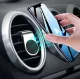 Magnētisks auto telefona turētājs ventilācijas restei, melns