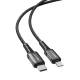 Кабель Acefast C1-01 USB-C - Lightning 30W PD 1.2м, черный