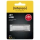 USB-флешка Intenso Jet Line 256 ГБ, USB-A 3.2 Gen 1x1, серебристая