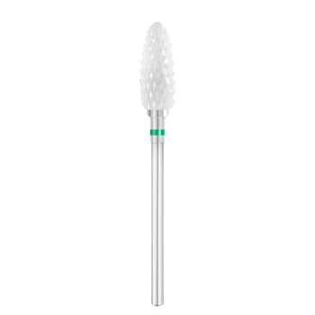 Exo Pro ovāls keramiskais nagu frēzes uzgalis, rupjš, 6.0 mm