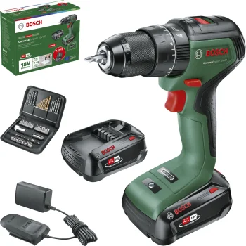 Аккумуляторная ударная дрель Bosch UniversalImpact 18V-60, 2x 2.0 Ач