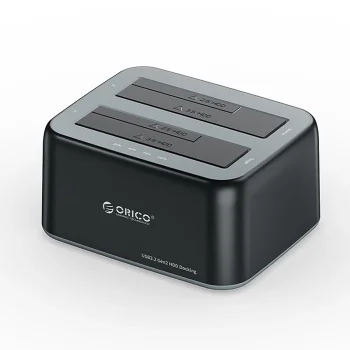 Docking station  2 2.5"/3.5" drives SATA HDD/SSD - black