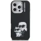 Karl Lagerfeld IML Aquarelle Karl & Choupette & Logo Case for iPhone 16 Pro Max - Black