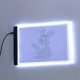 Plāna A4 Formāta LED Gaismas Kastes Rakstāmkrāsu Plāksne Paliktnis ar Pielāgojamu Spilgtumu | Light Box Writing...